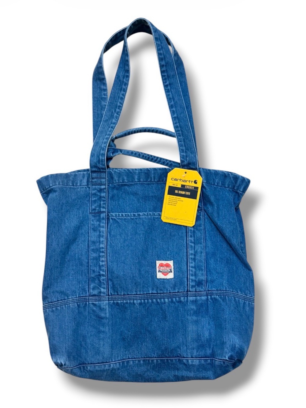 NWT Carhartt Large Bag Denim Tote/ TOTE Limited Edition 18L 100% Cotton